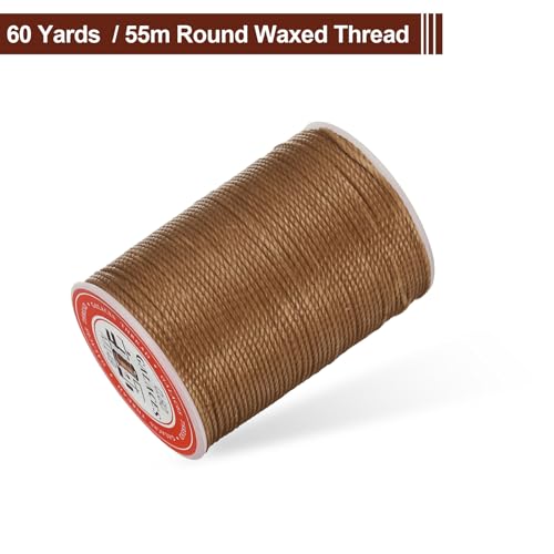 Leather Sewing Waxed Thread 0.8mm 60Yards