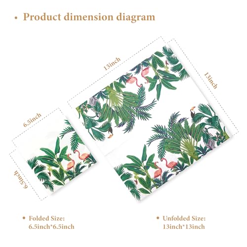 80 Pack Napkins Disposable Paper Towel Cocktail Dinner Party Decoration (80 Count)