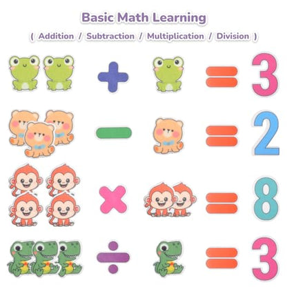 Felt Ten Frame Set Math Manipulative Counter for Elementary (136 Count)