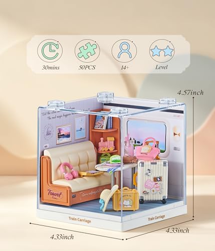 Train Carriage Super Miniature House Kit