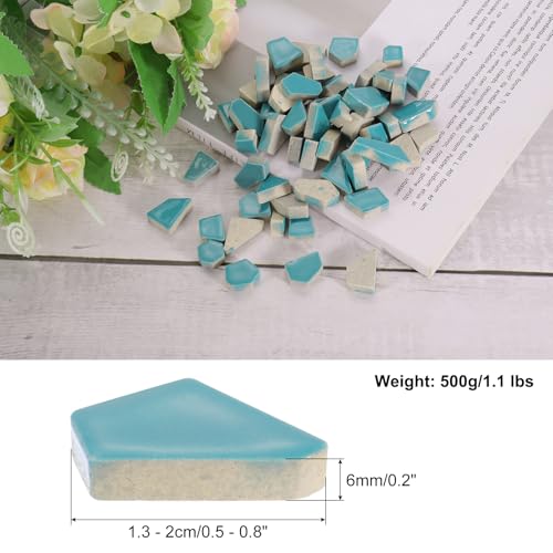 500g 1.1LB Irregular Ceramics Mosaic Tiles