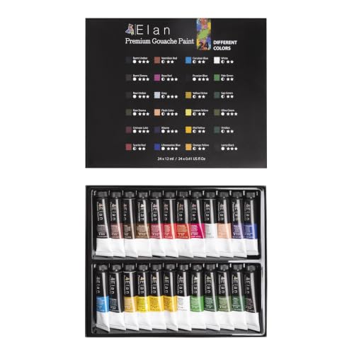 Professional Gouache Paint Set (9.7 Fl Oz)