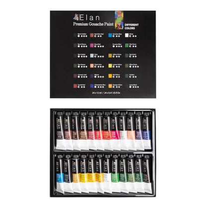 Professional Gouache Paint Set (9.7 Fl Oz)