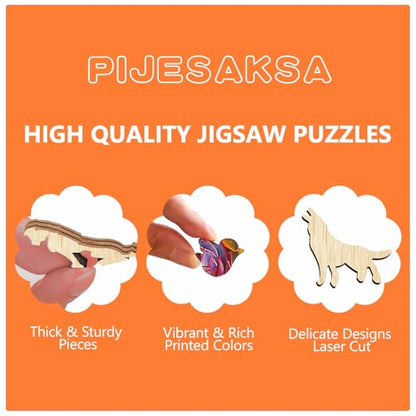 Wooden Puzzles for Adults (550 Count)