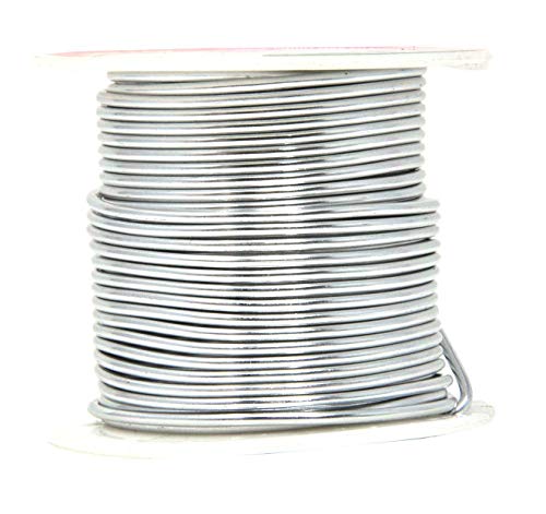 14 Gauge Silver Tone Combo Anodized Aluminum Craft Wire (333 Foot)