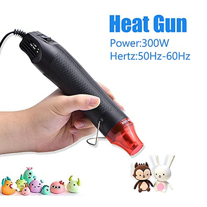Heat Gun Mini Hot Air Gun for DIY Crafts Portable Heat Air Gun Tool for Embossing Shrink Wrapping Drying Paint