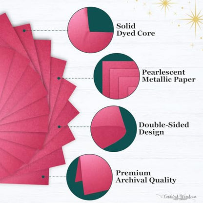 Cardstock Warehouse Stardream Azalea Pink Cardstock Paper (25 Count)