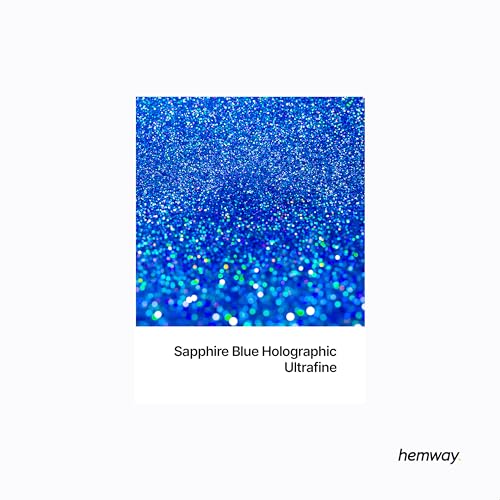Resin Glitter Sapphire Blue Holographic 100g (3.5274 Ounce)