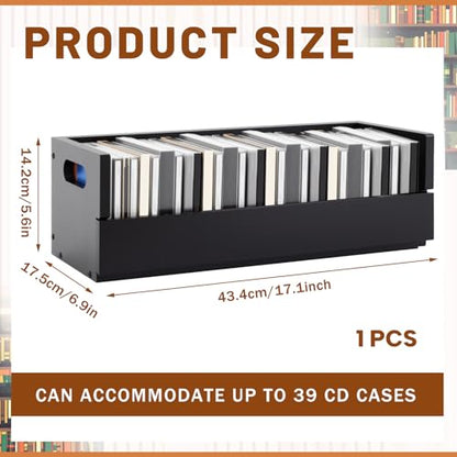 1 Set Wooden CD Storage Box