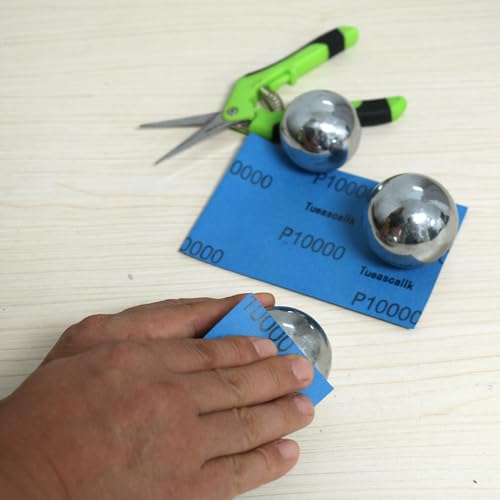 20Pcs 9 x 3.6 Inchs 10000 Grit Wet and Dry Handmade Universal Sanding Sheets (20 Count)