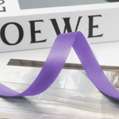 5 8 Inch 100 Yards Satin Ribbon Light Purple