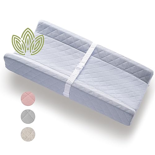 Organic Cotton Covered Contoured Baby Changing Pad