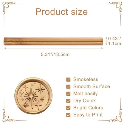 15Pcs Glue Gun Sealing Wax Sticks for Wax Seal Stamp (15 Count)