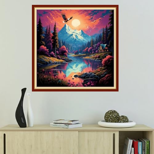 Beginners Cross Stitch Kits Stamped Full Range of Embroidery Kits for Adults DIY Cross Stitches kit Embroidery Patterns for Needlepoint kit