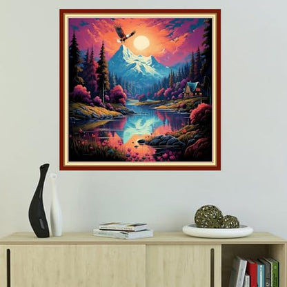 Beginners Cross Stitch Kits Stamped Full Range of Embroidery Kits for Adults DIY Cross Stitches kit Embroidery Patterns for Needlepoint kit