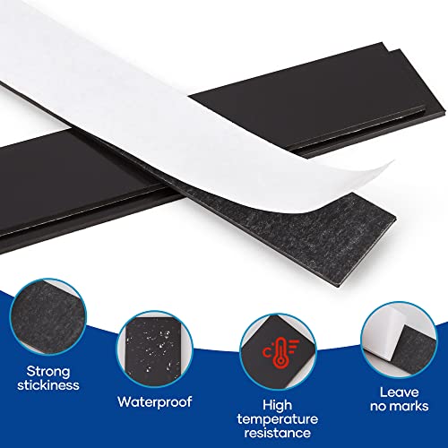 Magnetic Strips with Adhesive Backing 3 Pack