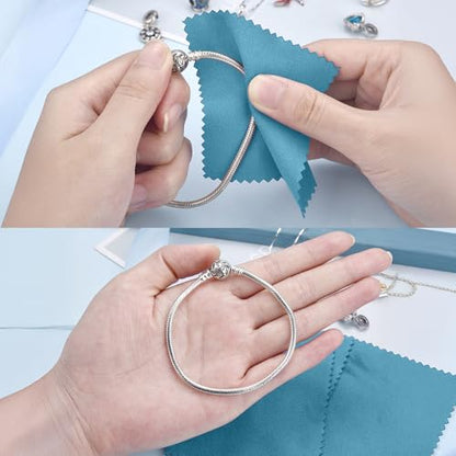 Silver Polishing Cleaning Cloth for Sterling Silver (50 Count)