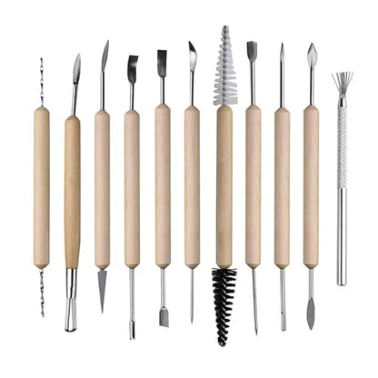 11 Pcs Pottery & Clay Sculpting Tools