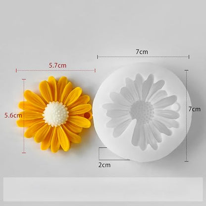 2 Pack Daisy Flower Mold