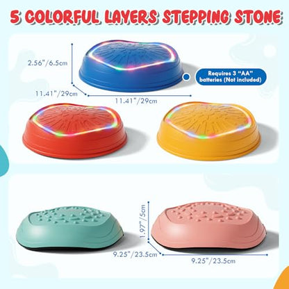 Light Up Musical Stepping Stones for Kids