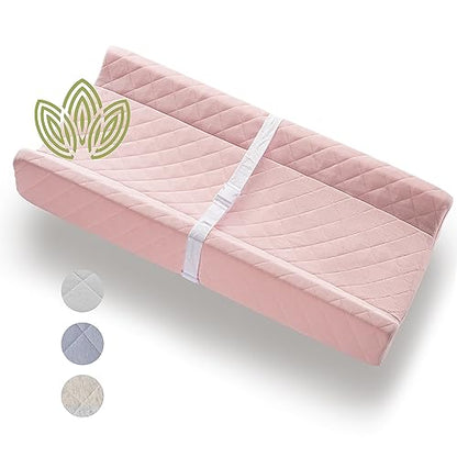 Organic Cotton Covered Contoured Baby Changing Pad