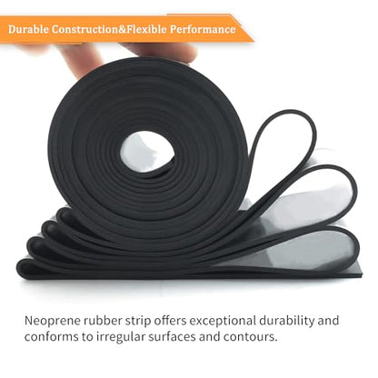 Neoprene Rubber Strips 1 (25 Foot)