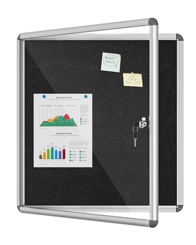 28"x26" Enclosed Bulletin Board