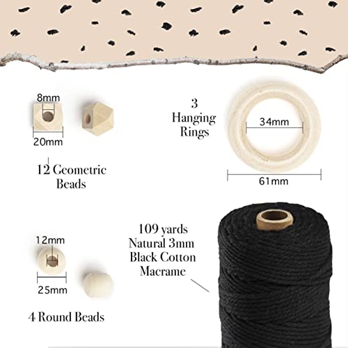 Macrame Kit Black Edition