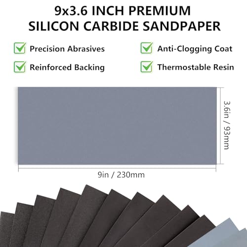 Sandpaper 2500 Grit (21 Count)
