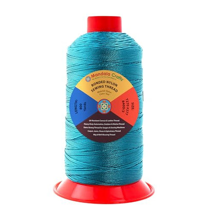 Size 277 840D T270 Teal Bonded Nylon Thread