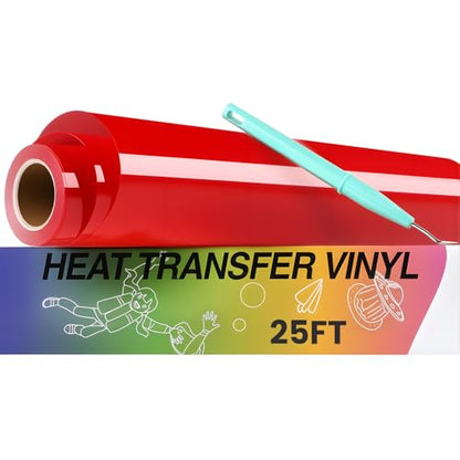 Red HTV Roll Heat Transfer Vinyl