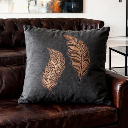 A4 Reusable Two Feathers Stencil for Painting