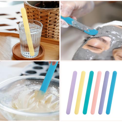 6 PCS Reusable Silicone Stirring Stick (6 Count)