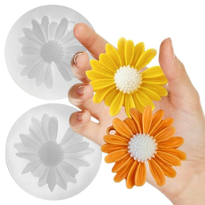 2 Pack Daisy Flower Mold