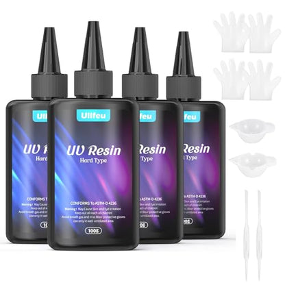 UV Resin Kit 400g Bulk (14.000000000000002 Ounce)
