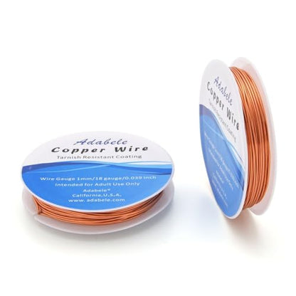 32 Feet Tarnish Resistant Jewelry Copper Wire 1mm