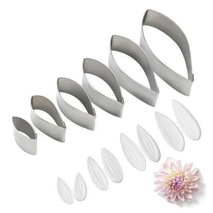 Dahlia Sugar Flower Veining Molds Fondant Cutters Gumpaste Cake Craft Tools