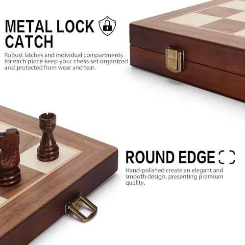 Magnetic Wooden Chess Set