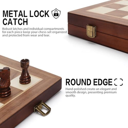 Magnetic Wooden Chess Set