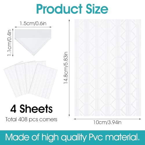 408PCS Photo Corners Self