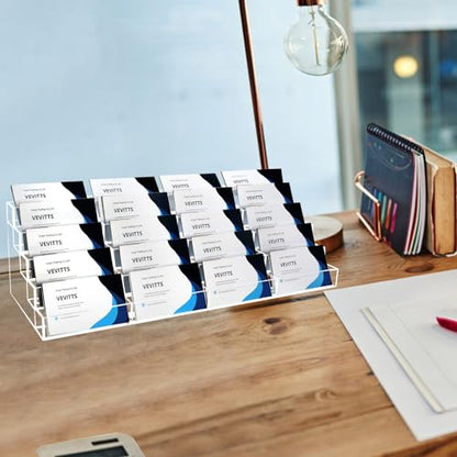20 Slots Acrylic Business Card Holder