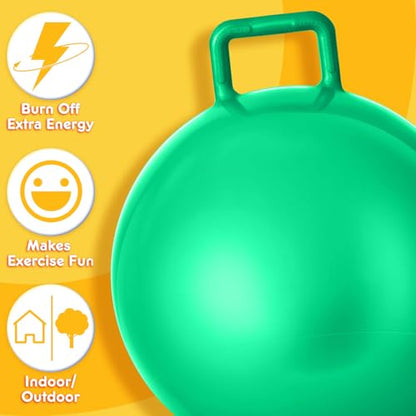 3 Pcs 29 Inch Bouncing Ball with Handle