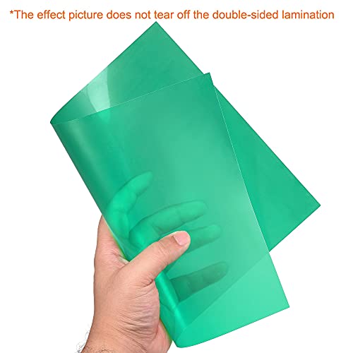 4Pcs A4 Gel Light Lighting Filter Overlay Transparent Color Correction Plastic Vinyl PVC Sheets Photography Television Green