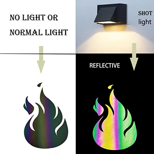 Reflective Rainbow HTV Rolls Heat Transfer Vinyl
