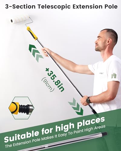 Paint Roller Kit with Extension Pole