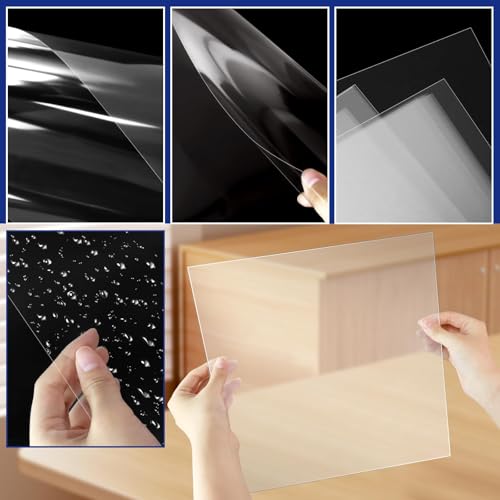 30 Pcs 4 mil 12 x 12 Inch Translucent PET Blank Stencil Sheets (30 Count)