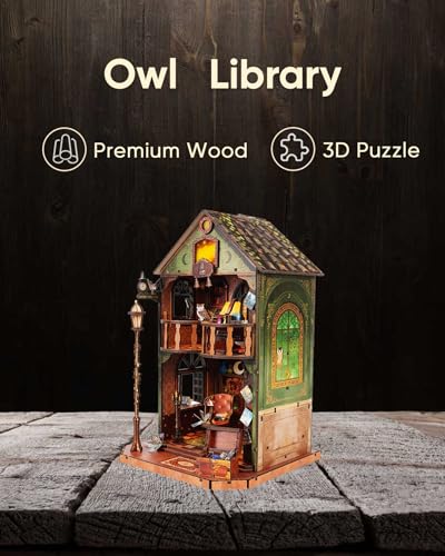 DIY Miniature House Kit Book Nook Kit for Adults to Build Mini Magic House