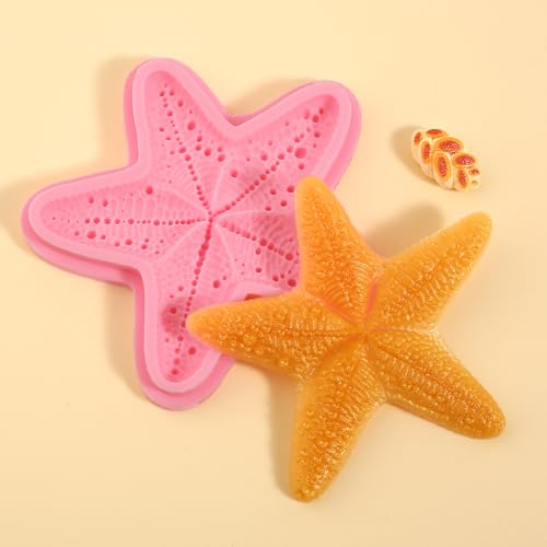 1Pcs Starfish Candy Fondant Mold