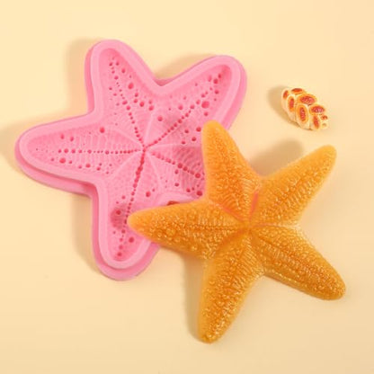 1Pcs Starfish Candy Fondant Mold