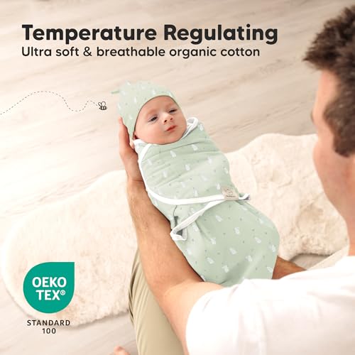 3pk Organic Swaddles for Newborns Girls (3 Count)
